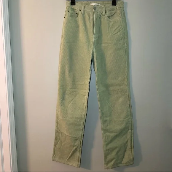 PacSun Green Corduroy Pants Size 28 - Picture 1 of 9